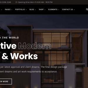 BIM - Architecture & Interior Design WordPress Theme