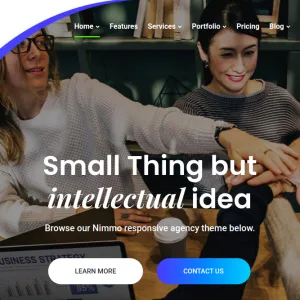 Nimmo - One page WordPress Theme