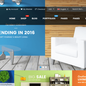 Get - Furnicom Furniture Store WordPress Theme
