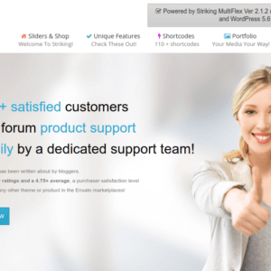 Get -Striking MultiFlex eCommerce Responsive WordPress Theme