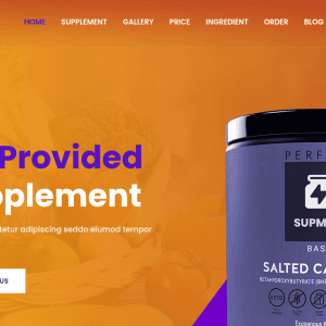 Supmax - Health & Supplement WordPress Theme