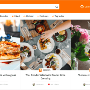 Get - Tasty Food Food Recipes Blog WordPress Theme