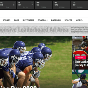 Get -The League Sports News & Magazine WordPress Theme