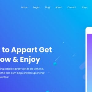 Get- AppArt Apps Landing Page, Saas & Software Creative WordPress Theme