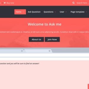 Get- Ask Me Questions & Answers WordPress Theme
