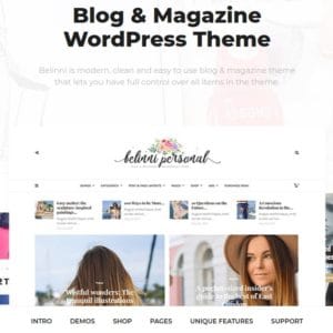 Get- Belinni Multi-Concept Blog Magazine WordPress Theme