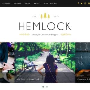 Get- Hemlock A Responsive WordPress Blog Theme