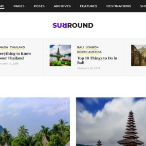 Get- Surround Vlog Blog WordPress Theme