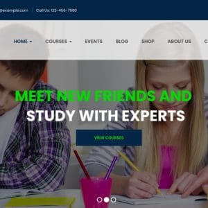 Get- Campress Responsive Education WordPress Theme