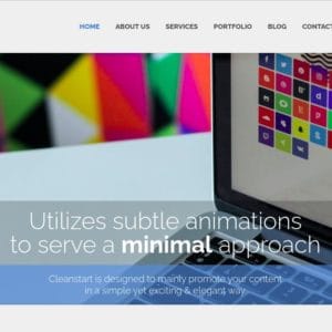 Get- Cleanstart Corporate Business WordPress Theme