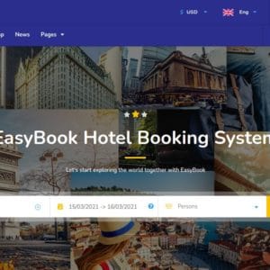 Get- EasyBook Hotel & Tour Booking WordPress Theme