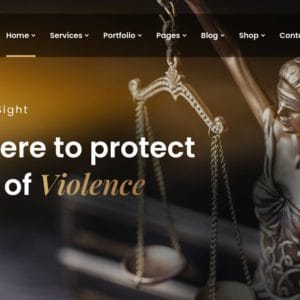 Get Lawsight - Law Services and  Lawyer Website WordPress Theme