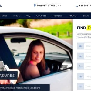 Get Driving School - WordPress Theme