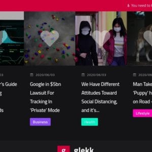 Get Glekk - Blog & Magazine WordPress Theme