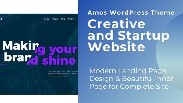 Amos WordPress Theme