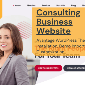 GET Consulting Business Avantage WordPress Theme