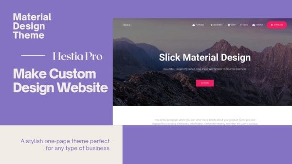 hestia wordpress theme