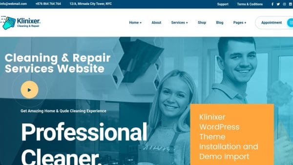 klinixer wordpress theme