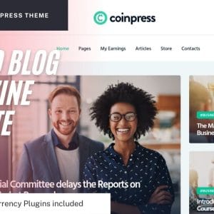 GET Coinpress WordPress Theme | Bitcoin Blog Theme