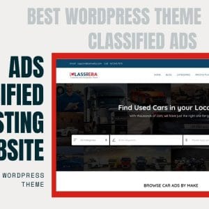 GET Classiera WordPress Theme
