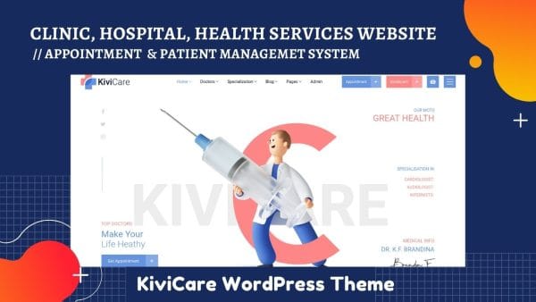 kivicare wordpress theme