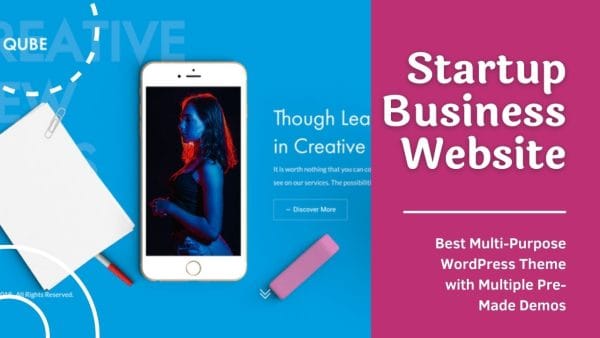 qube wordpress theme