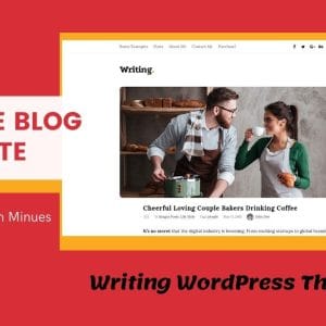 GET Writing WordPress Theme