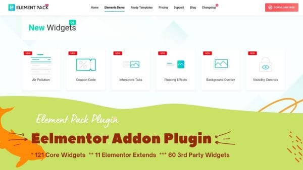 element pack wordpress plugin