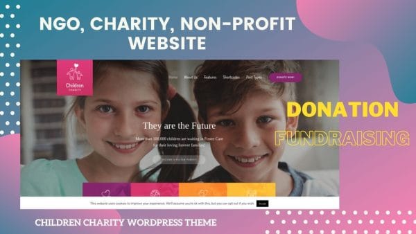 children charity wordpress theme
