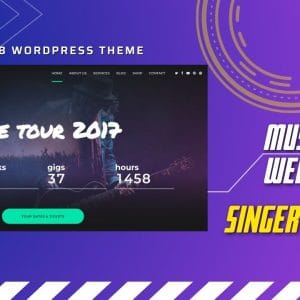 GET Music Club WordPress Theme