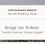 the ark wordpress theme