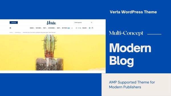 verta wordpress theme