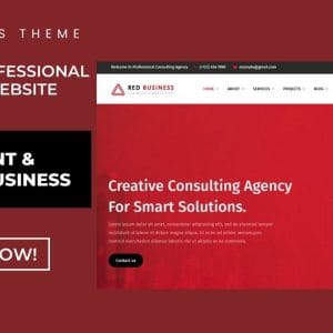 GET RedBiz WordPress Theme