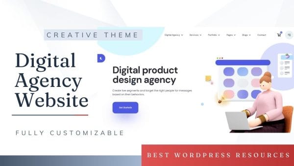 abstrak wordpress theme