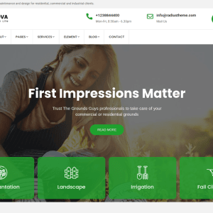 GET Greenova WordPress Theme
