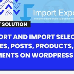 GET WP Import Export Advanced