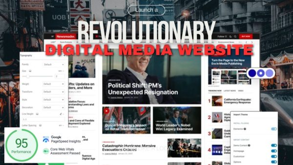 newsreader wordpress theme