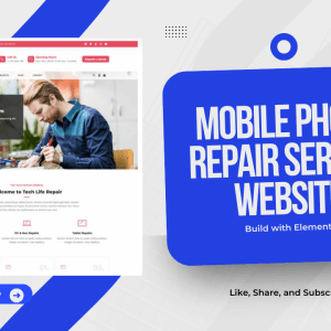 GET TechLife Phone Repair Service Website WordPress Theme