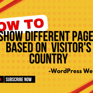 GET WP GeoIP Country Redirect