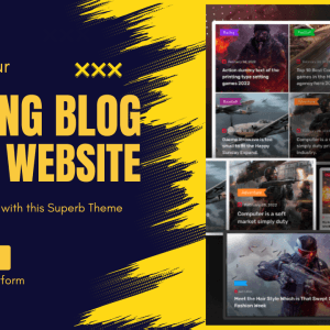 GET Gamxo Gaming News & Blog Theme