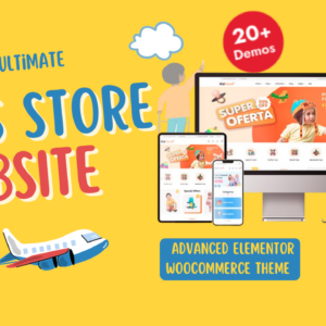 KidXtore Kids Clothing & Toys Store WooCommerce WordPress Theme